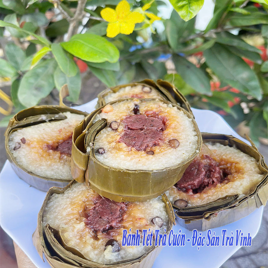 Bánh Tét Chuối - Đặc Sản Trà Vinh (Đòn 900gr)